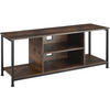 TV-REGAL Denver,120 x 40 x 50,5 cm,Industrial Holz dunkel, rustikal - Rostfarben, Holzwerkstoff (40/50.5/120cm) - tectake