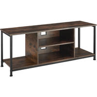 TV-REGAL Denver,120 x 40 x 50,5 cm,Industrial Holz dunkel, rustikal - Rostfarben, Holzwerkstoff (40/50.5/120cm) - tectake
