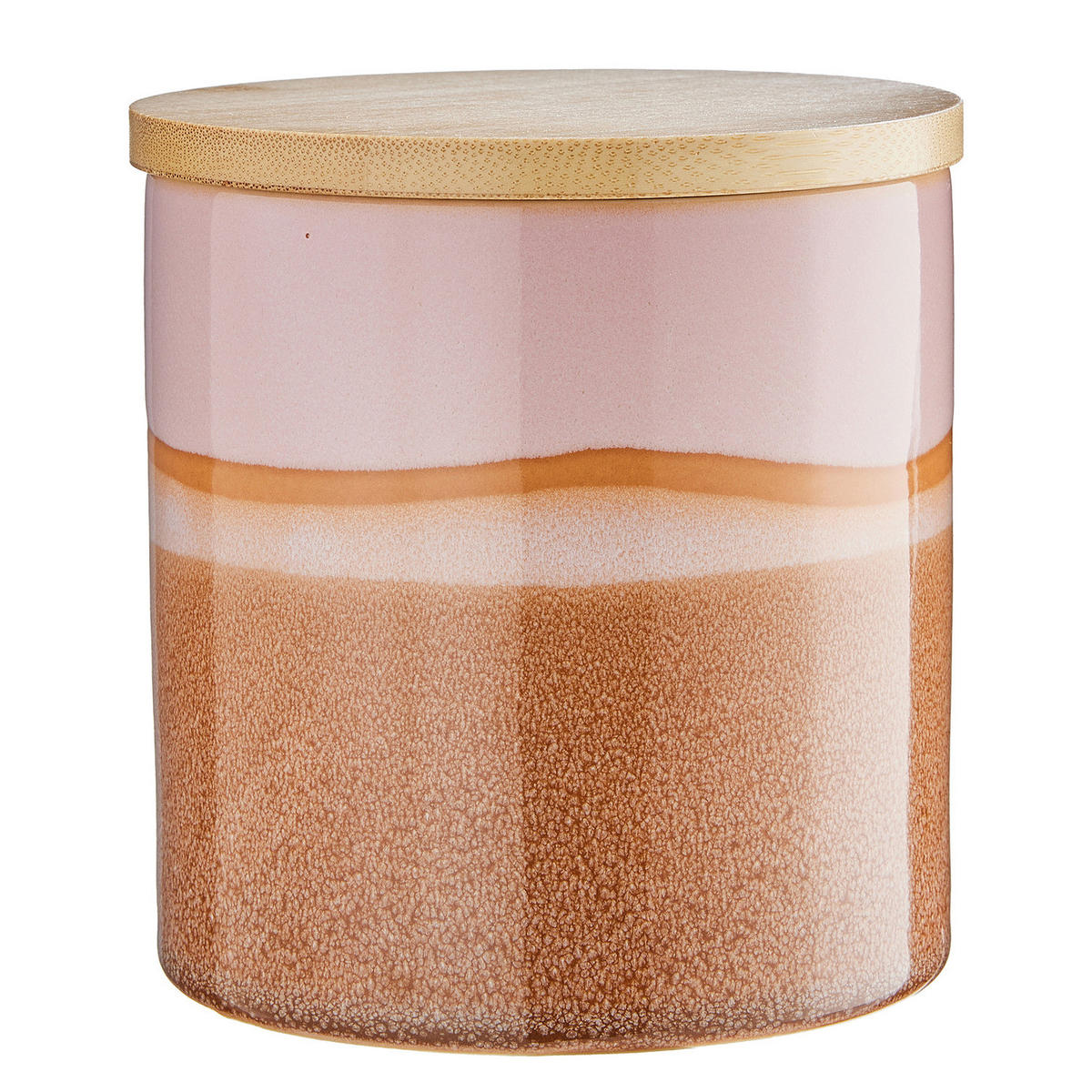AUFBEWAHRUNGSDOSE Medley - Pink, Keramik/Holz (11/12/11cm) - Butlers