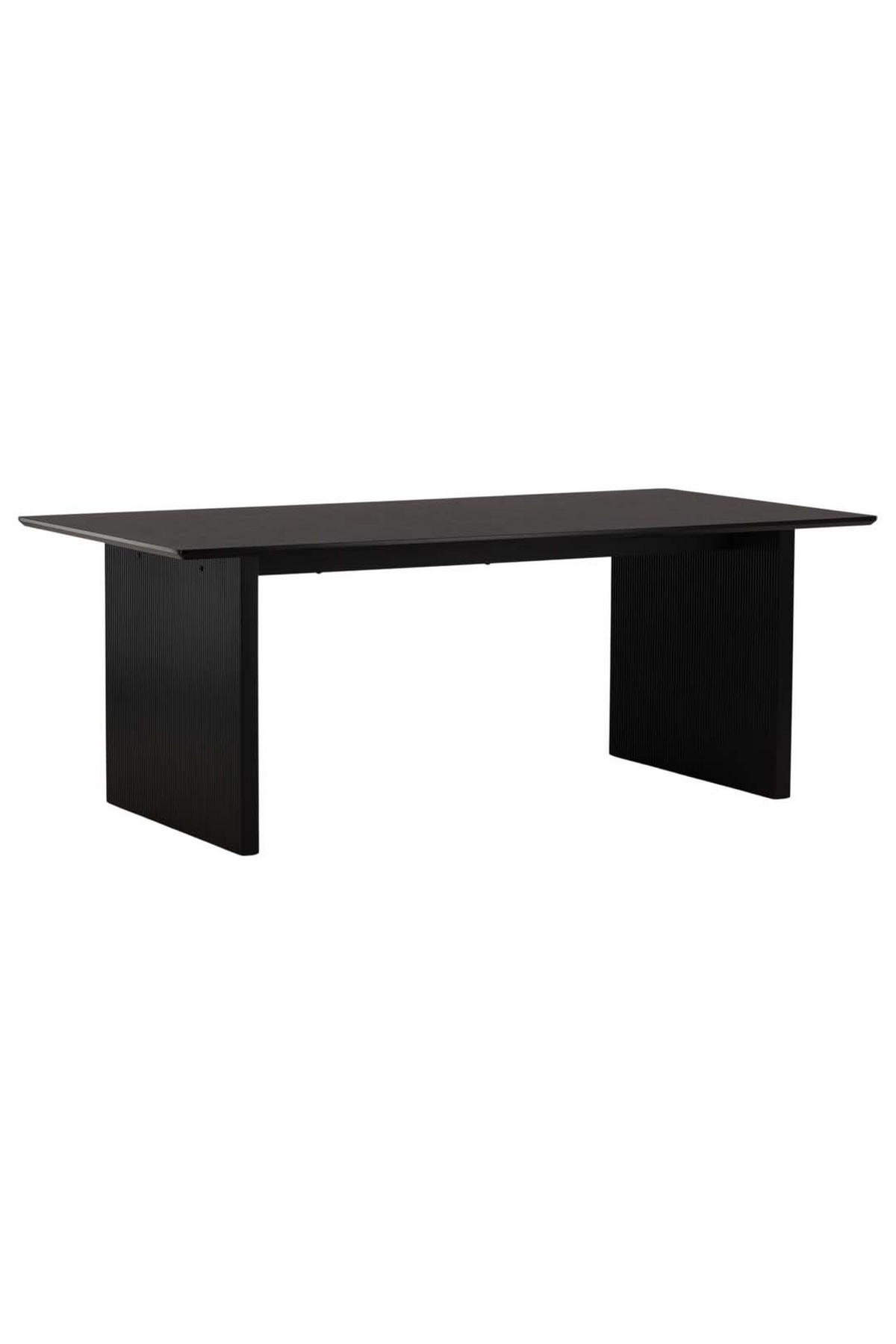 ESSTISCH 100x200 cm schwarz - Schwarz, Holzwerkstoff (200/100/75cm) - ebuy24