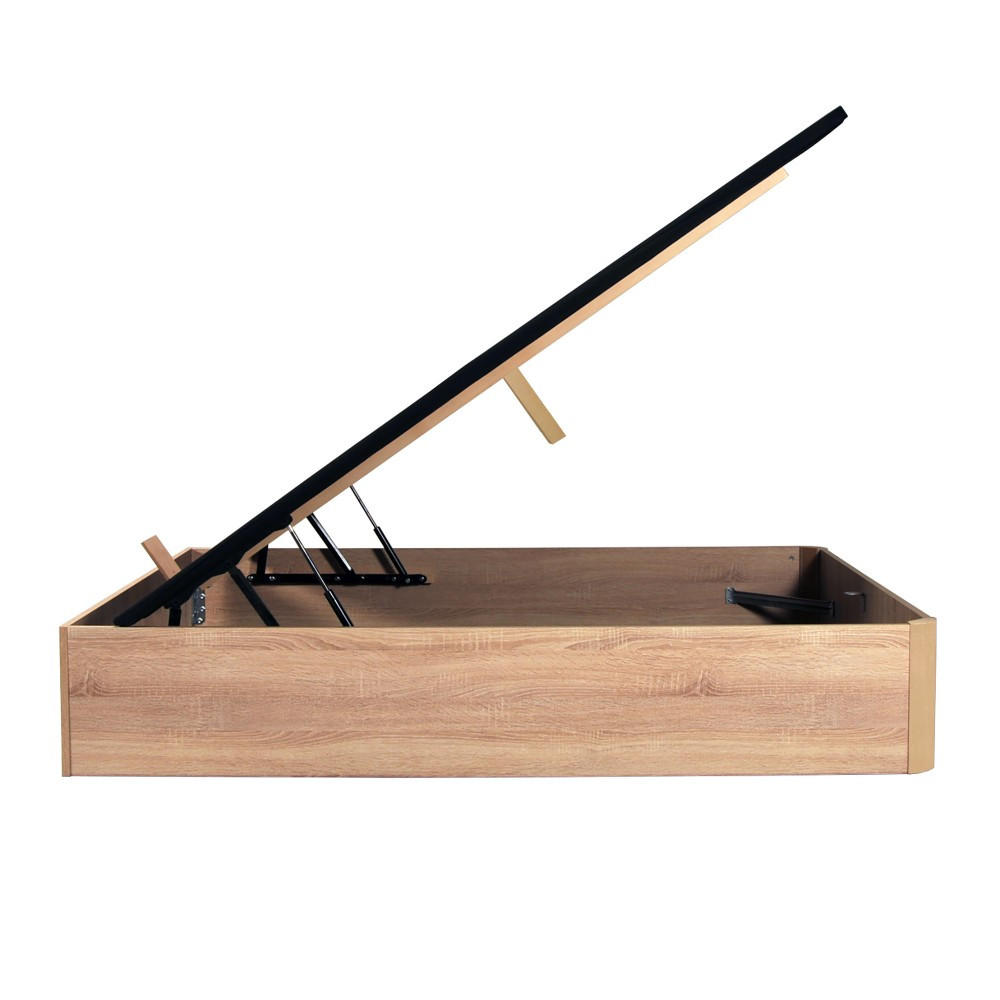 BETT SPIRO mit Lattenrost/ 160x200 cm - Eiche Hell Dekor - Sonoma Eiche, Holzwerkstoff (160/200cm) - Weber Industries