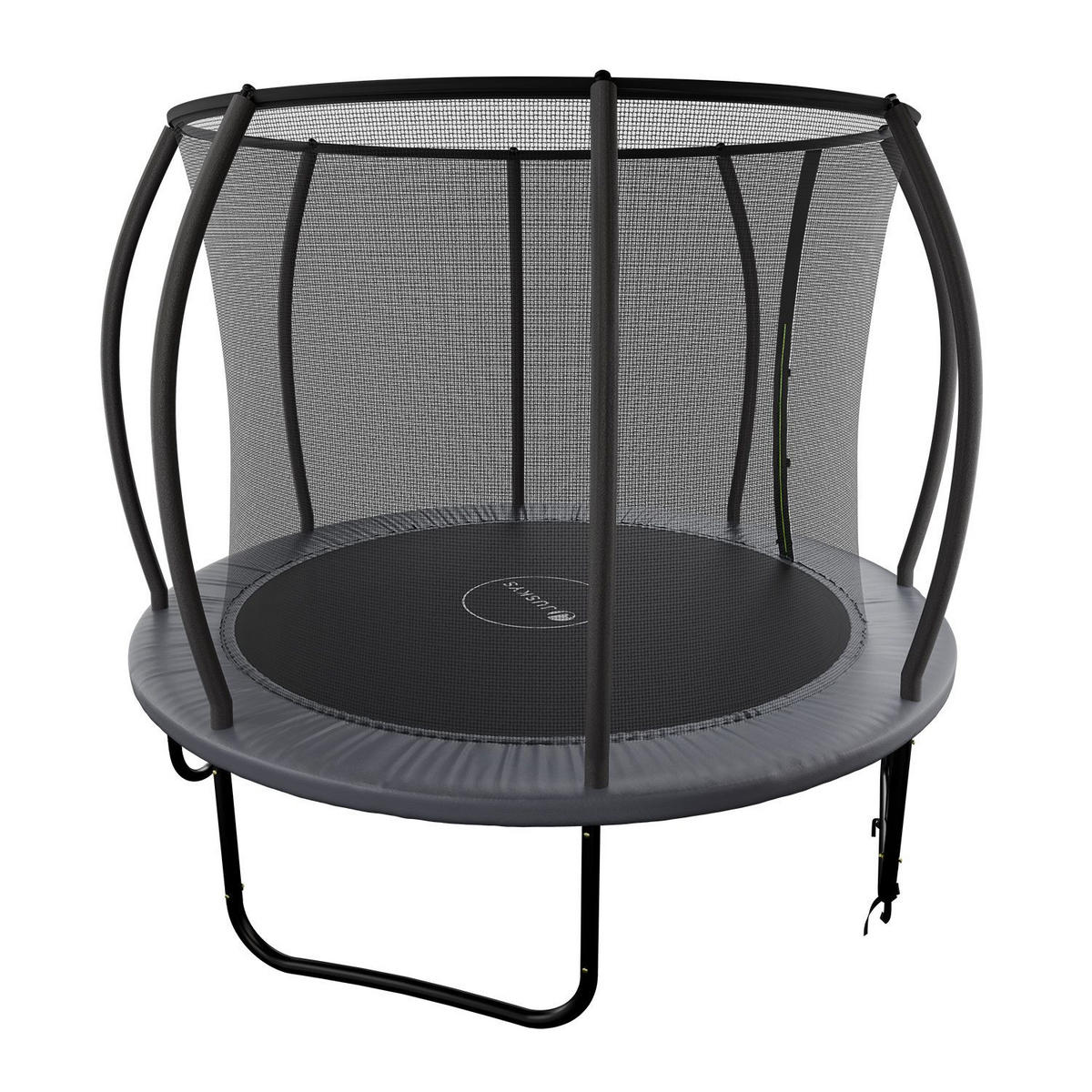 TRAMPOLIN SkyBounce M 305cm schwarz - Schwarz, Metall (305/305/256cm) - Juskys