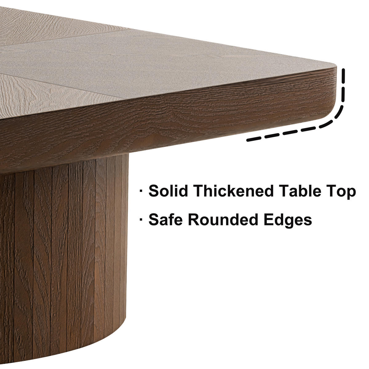 COUCHTISCH Walnuss quadratisch Parkett-Muster 78/78/38 cm - Walnussfarben, Holz (78/78/38cm) - PANGIVO