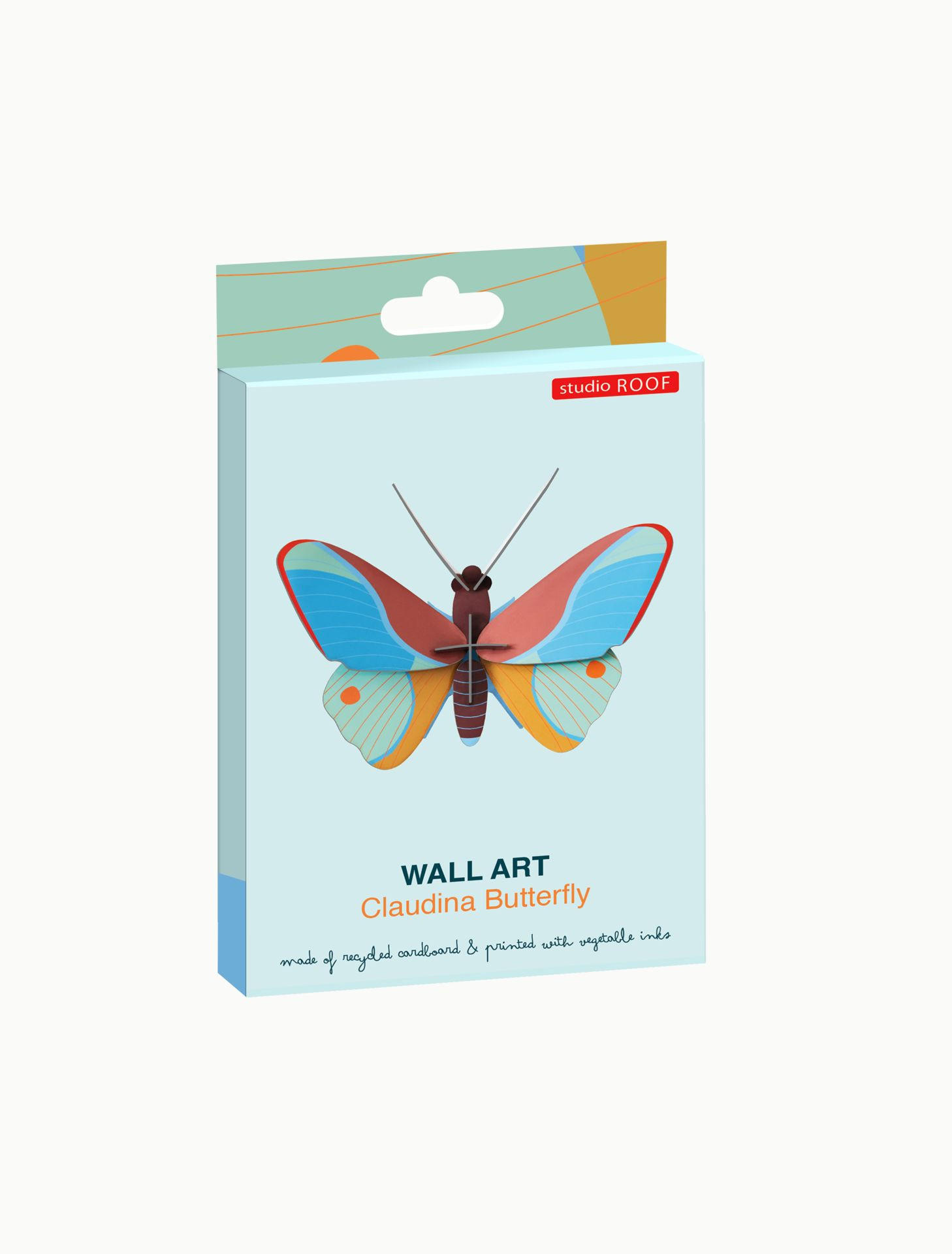 WANDDEKO Leuchtender Flügel 5.5/12 cm - Multicolor, Wellpappe (5.5/12/15cm) - KUNSTLOFT