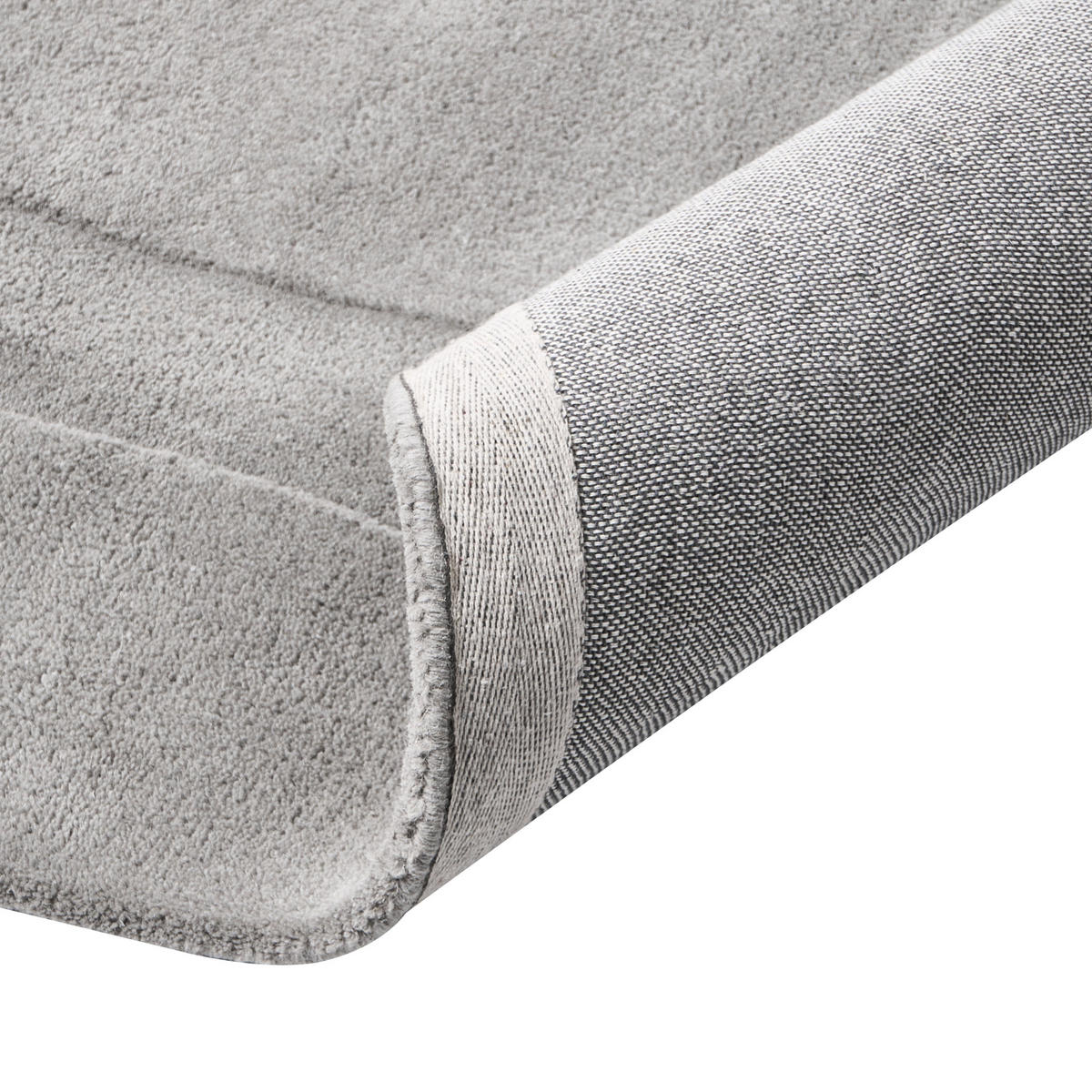 TEPPICH Grau 160/230 cm Wolle Kargil - Grau, Textil (160/230cm) - Beliani