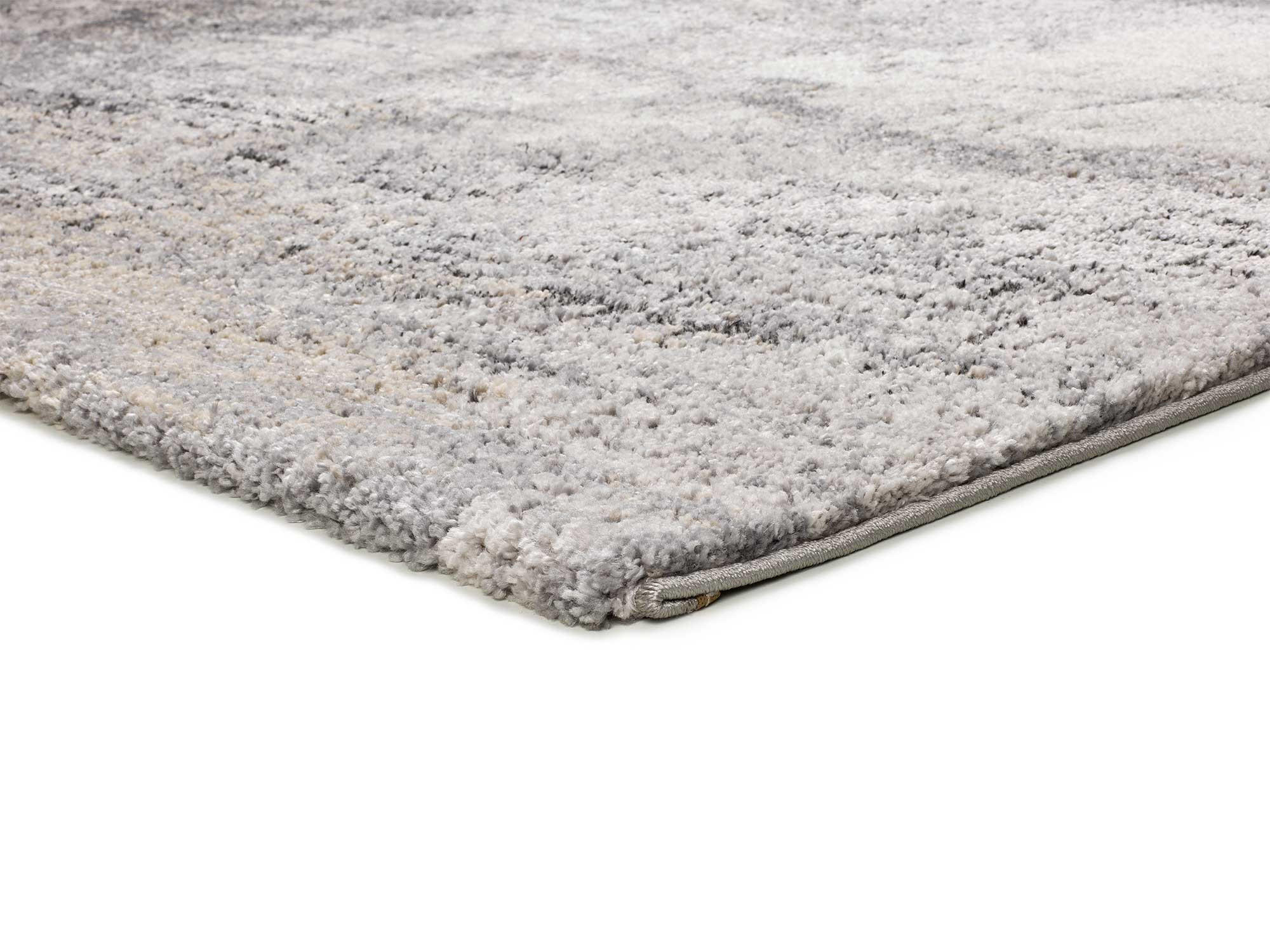 HOCHFLORTEPPICH grau Kivet 140/200 cm - Grau, Naturmaterialien/Textil (140/200cm) - Atticgo
