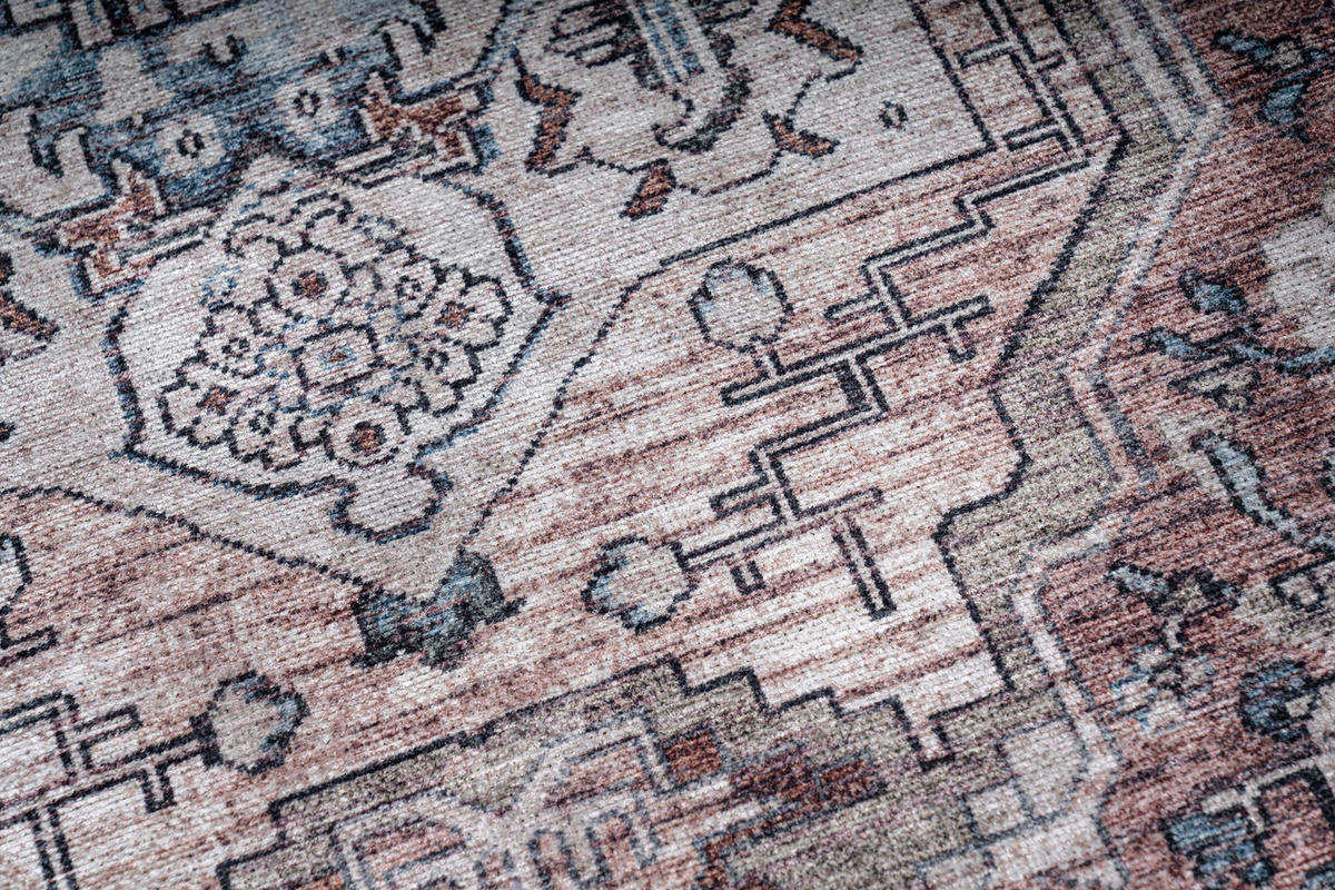 TEPPICH DUBAI mauve orientalisch 120/180 cm - Mauve, Textil (120/180cm) - Tapiso