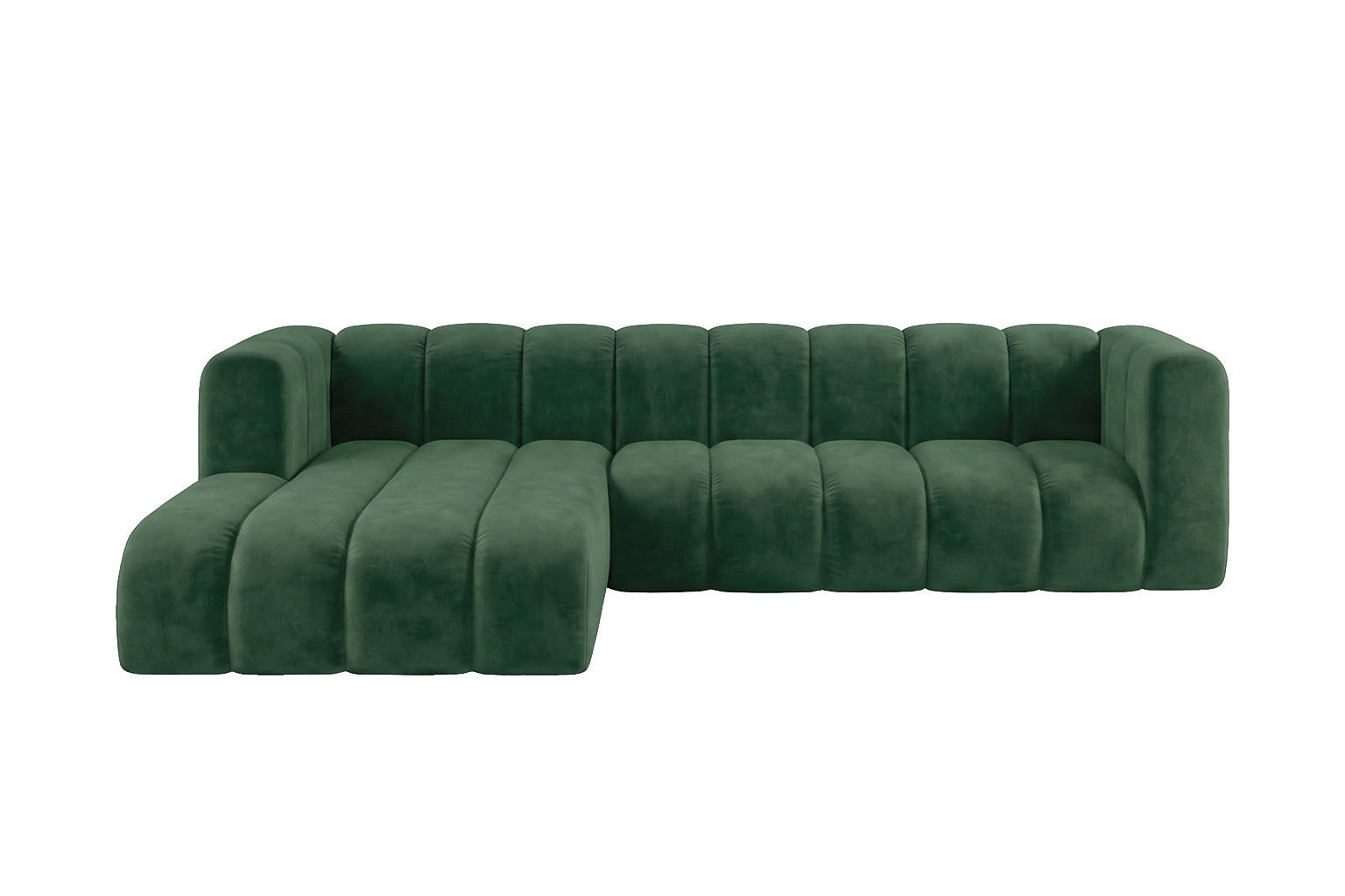 Kaiser Möbel Ecksofa Grün 287x179 cm