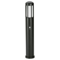 AUSSENLEUCHTE MIT BEWEGUNGSMELDER - Schwarz, Metall (6.5/90/6.5cm) - click-licht