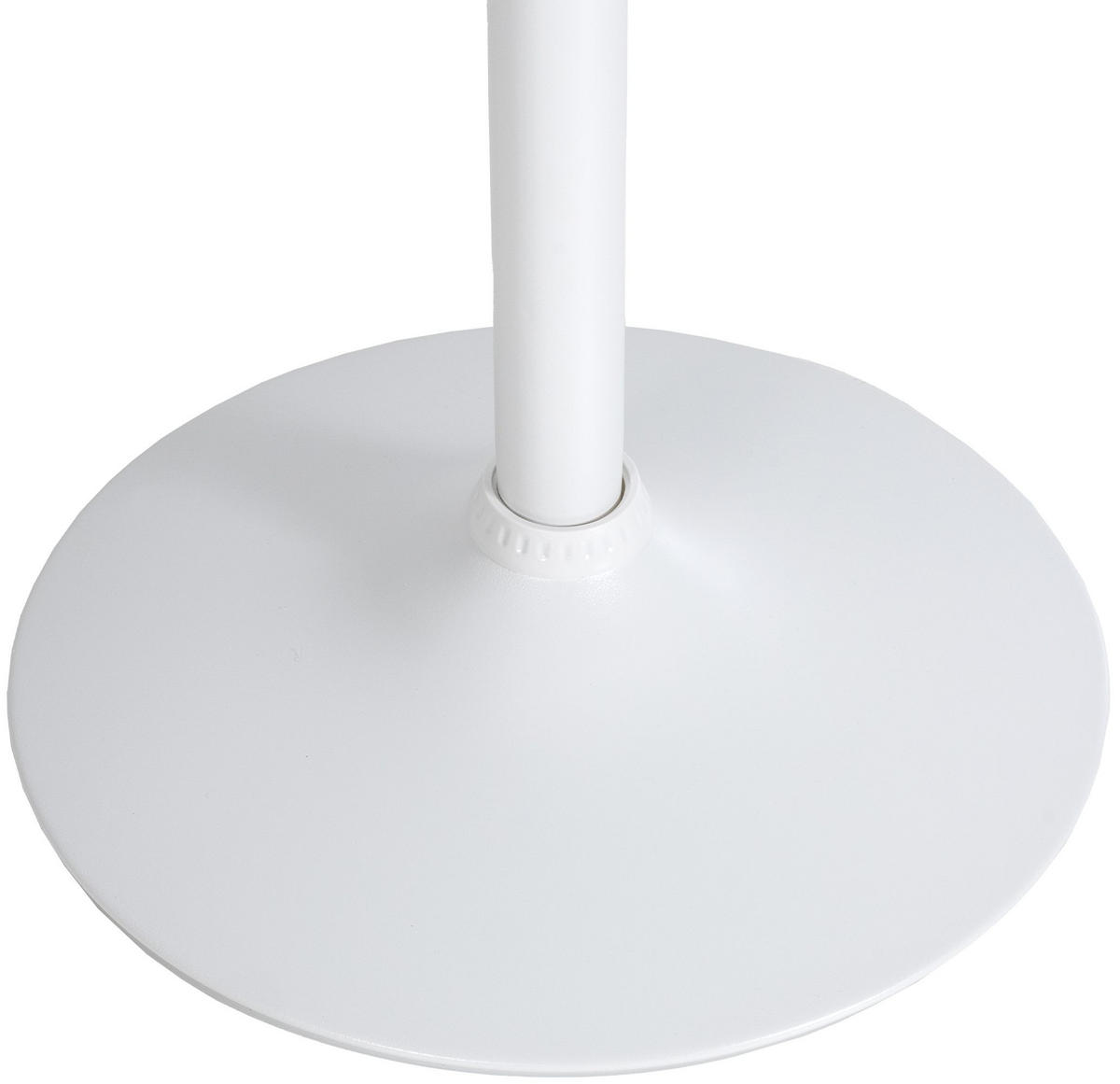 STEHTISCH rund Ø 60 cm BERLI 108x60 cm Weiß-Weiß - Weiß, Metall (60/60/108cm) - DELUKE