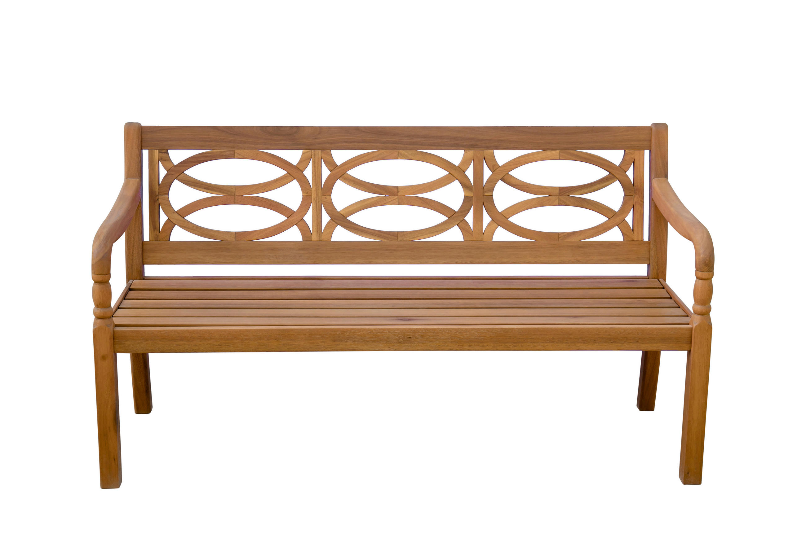 GARTENBANK Porto - Braun, Holz (161/89/65cm) - Sedex