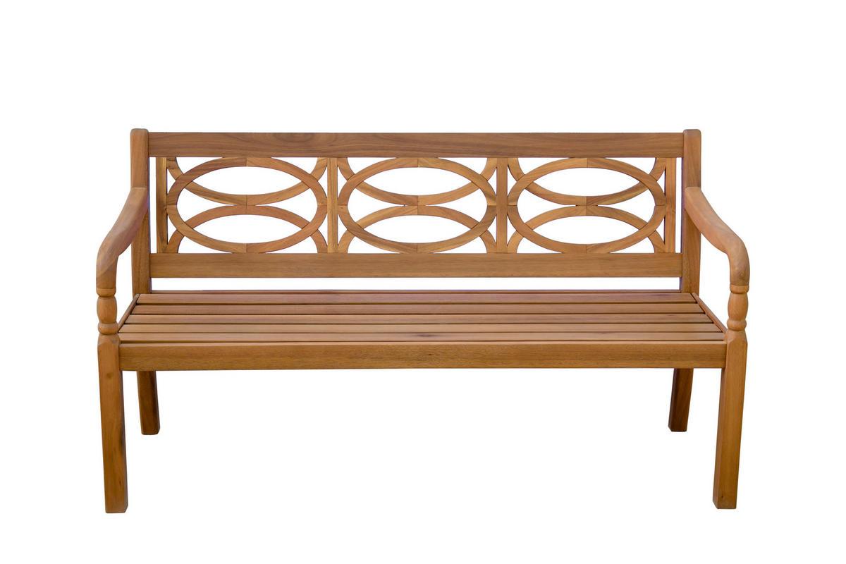 GARTENBANK Porto - Braun, Holz (161/89/65cm) - Sedex