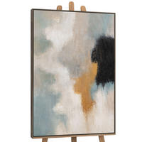 GEMÄLDE Lichtübergänge Schattenfugenrahmen Grau 120x80 cm - Grau, Holz (120/80cm) - YS-art gallery