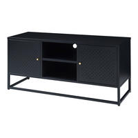 TV-ELEMENT Janakkala - Schwarz, Metall (120/55/40cm) - [en.casa]
