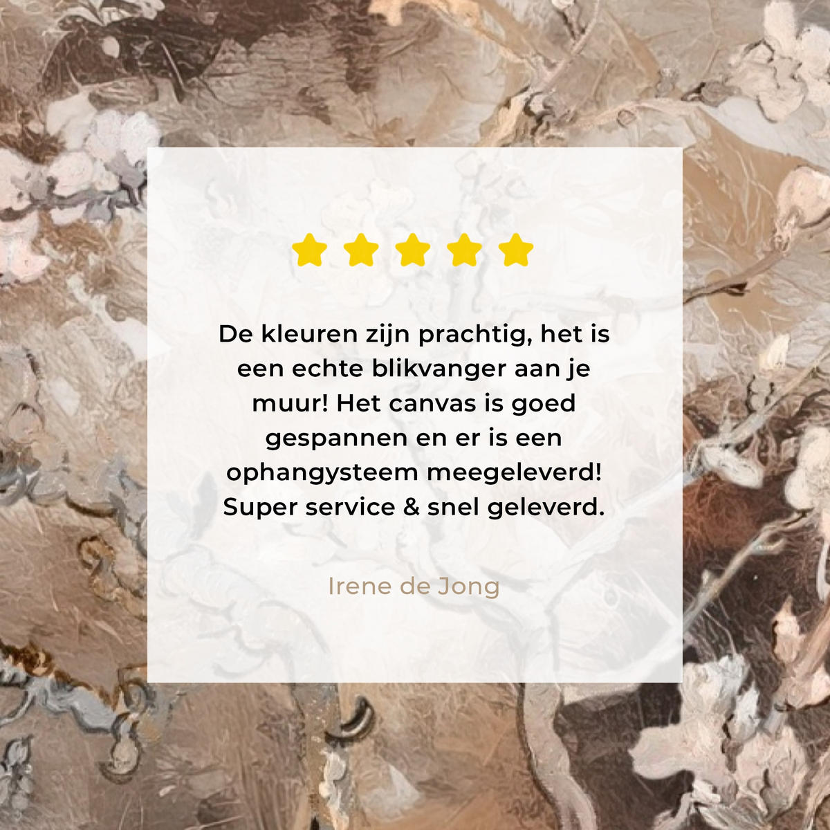 LEINWANDBILD Mandelblüte - Kunst - Van Gogh - Beige - Abstrakt Deko Groß 90x140 cm - Braun, Textil (90/140cm) - MuchoWow