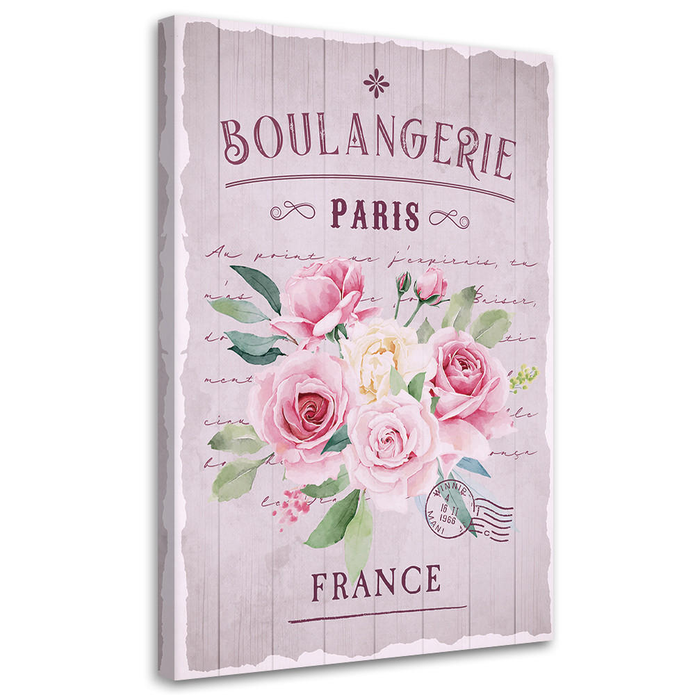 Feeby Wandbild Pink 40x60 cm