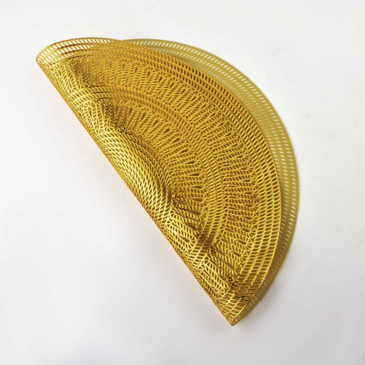 TISCHSET Mandy Gold 38/38/0.1 cm Kunstoff - Goldfarben, Kunststoff (38/38/0.1cm) - Mondex