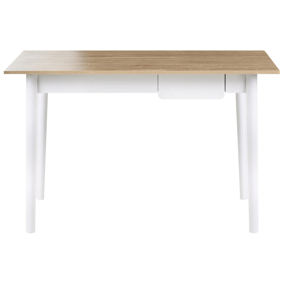 PSACÍ STŮL Světle hnědý/Bílý 120/60 cm Vitrion - světle hnědá, kompozitní dřevo (60/120/76cm) - Beliani