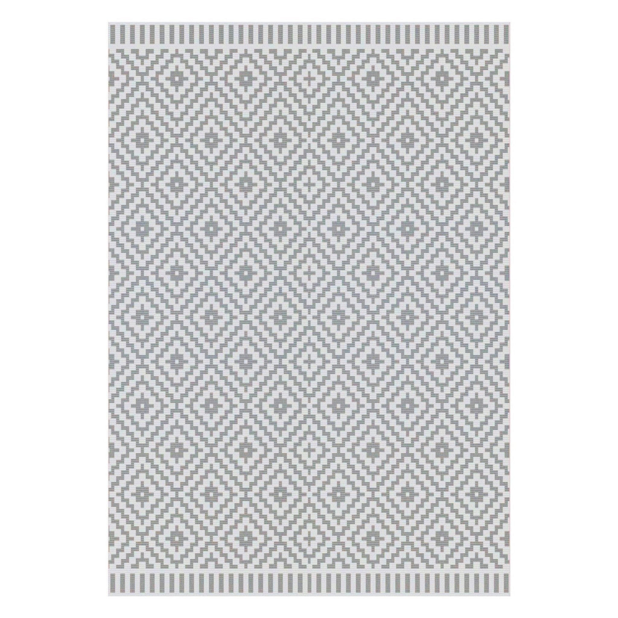 TEPPICH für Innen- und Außenbereiche grau - Grau, Textil (160/230cm) - AFK Living