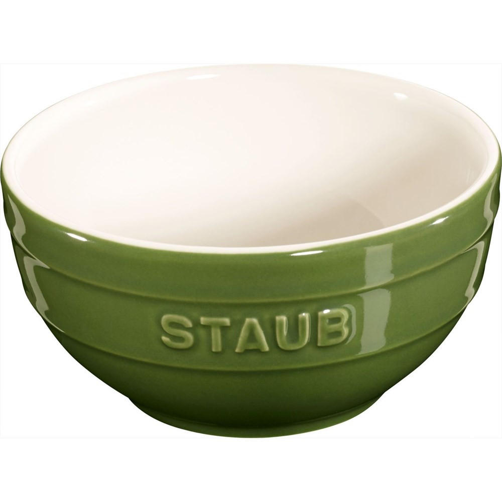 SCHÜSSEL Grün 12/12/6.3 cm 405107960 - Grün, Keramik (12cm) - Staub