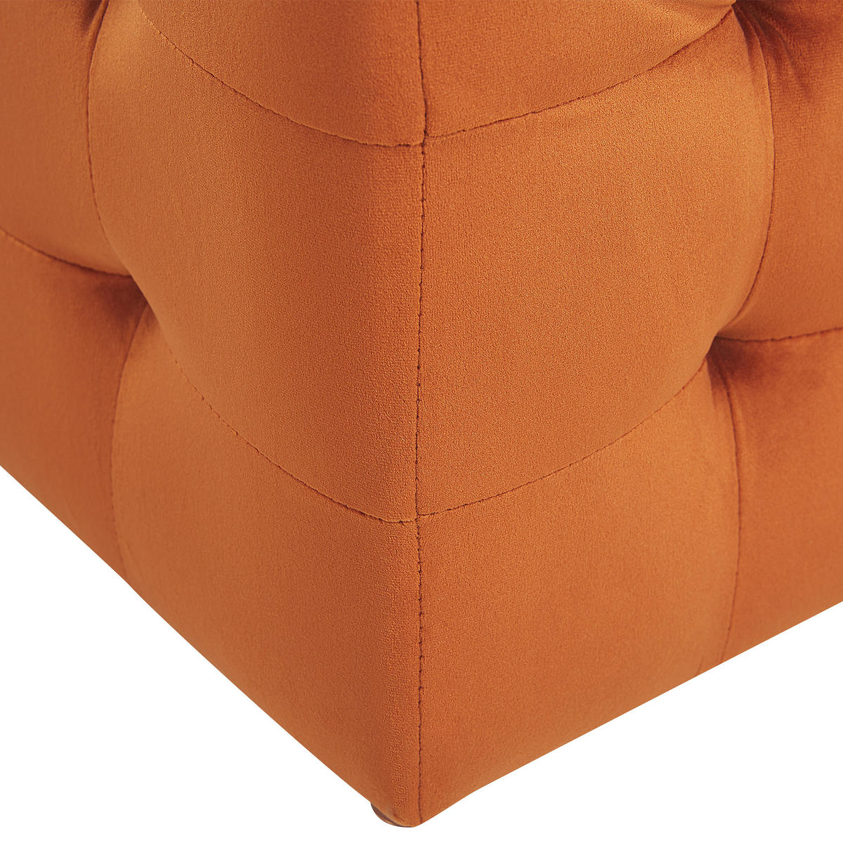 TRUHENBANK Michigan 42/72/40 cm - Orange, Textil (72/40/42cm) - Beliani
