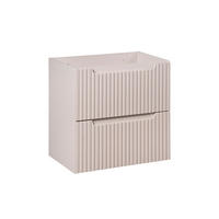 WASCHTISCHUNTERSCHRANK 60cm Riva Kaschmir - Beige, Holzwerkstoff (60/57/40cm) - Petits-meubles