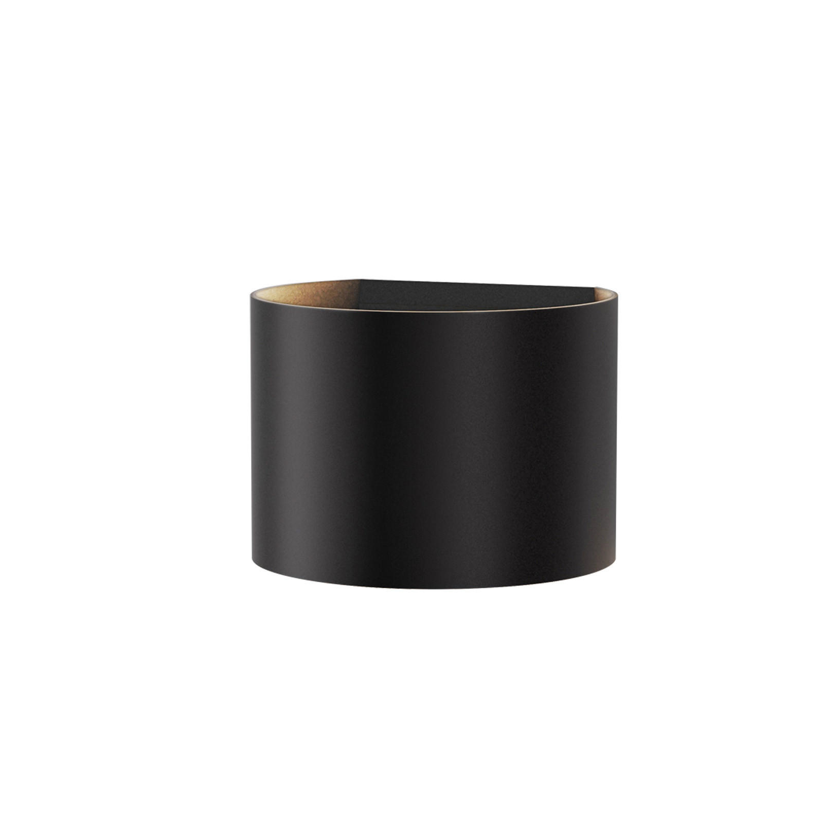 LED WANDLEUCHTE Herz - Schwarz, Metall (12/10/14cm) - Nettlife