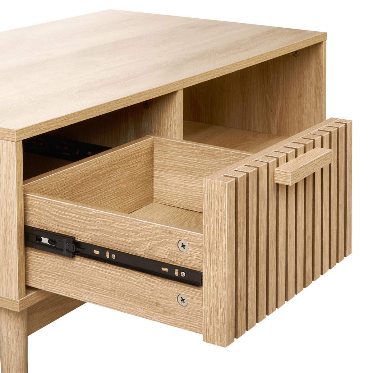 COUCHTISCH Hellbraun Lynwood - Braun, Holzwerkstoff (50/100/43cm) - Beliani