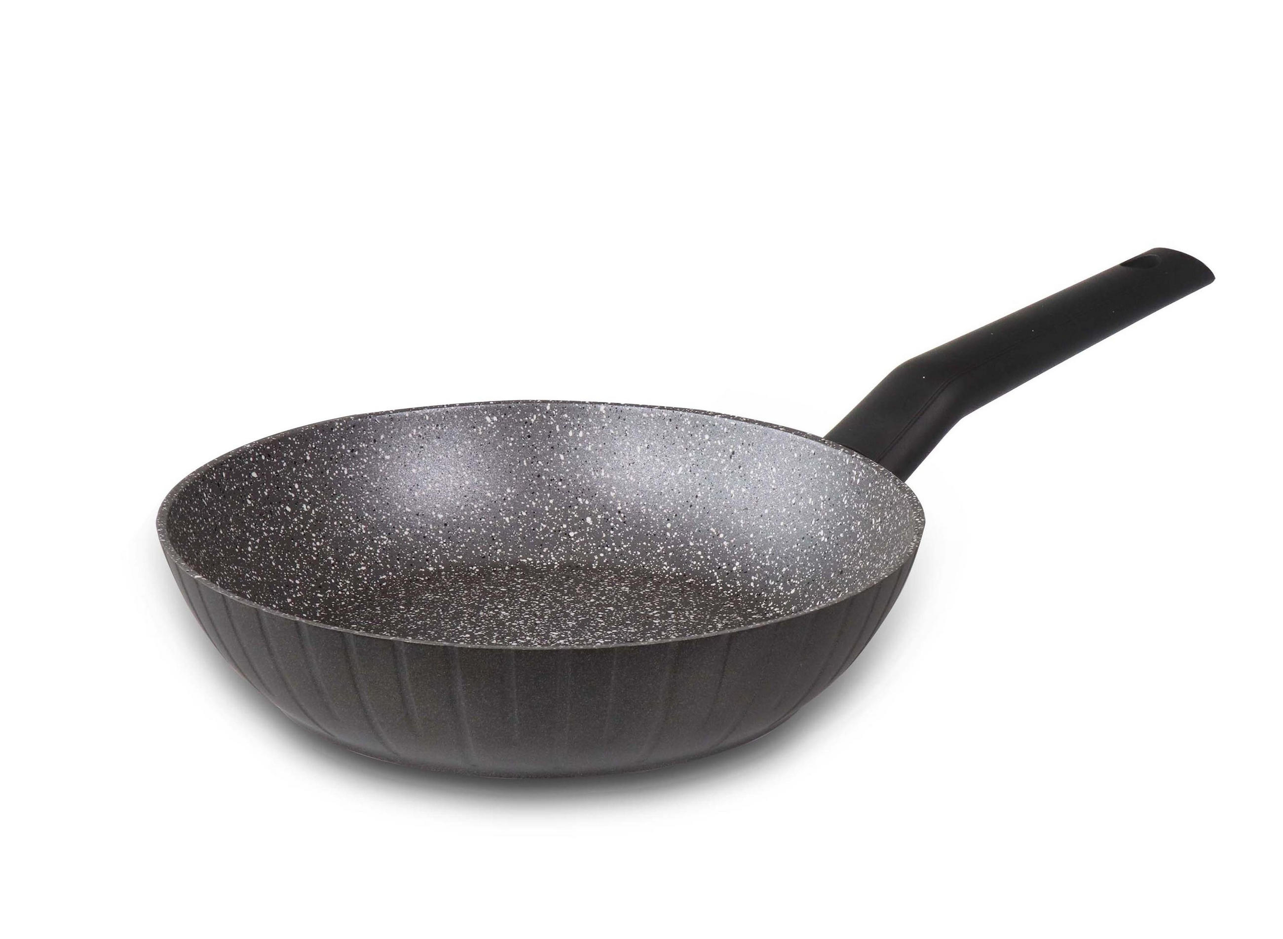 BRATPFANNE - Grau, Metall (20cm) - Stoneline