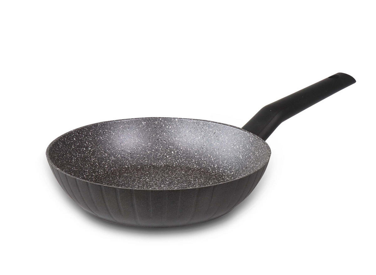 BRATPFANNE - Grau, Metall (20cm) - Stoneline
