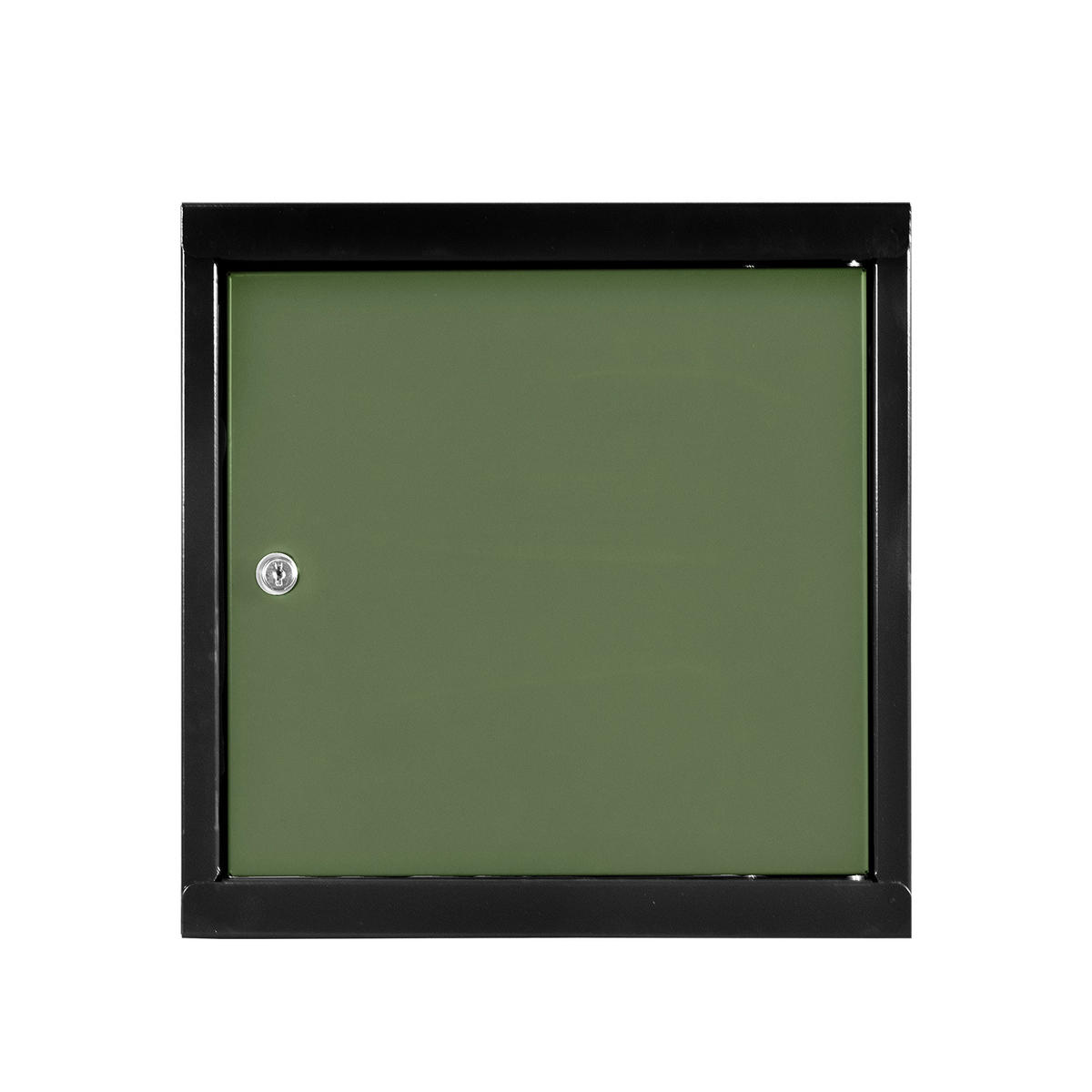 SCHLIESSFACHWÜRFEL Blocky mit Zylinderschloss + 2 Schlüssel 40x40x40cm Anthrazit/Resedagrün - Anthrazit/Grün, Metall (40/40/40cm) - PROREGAL