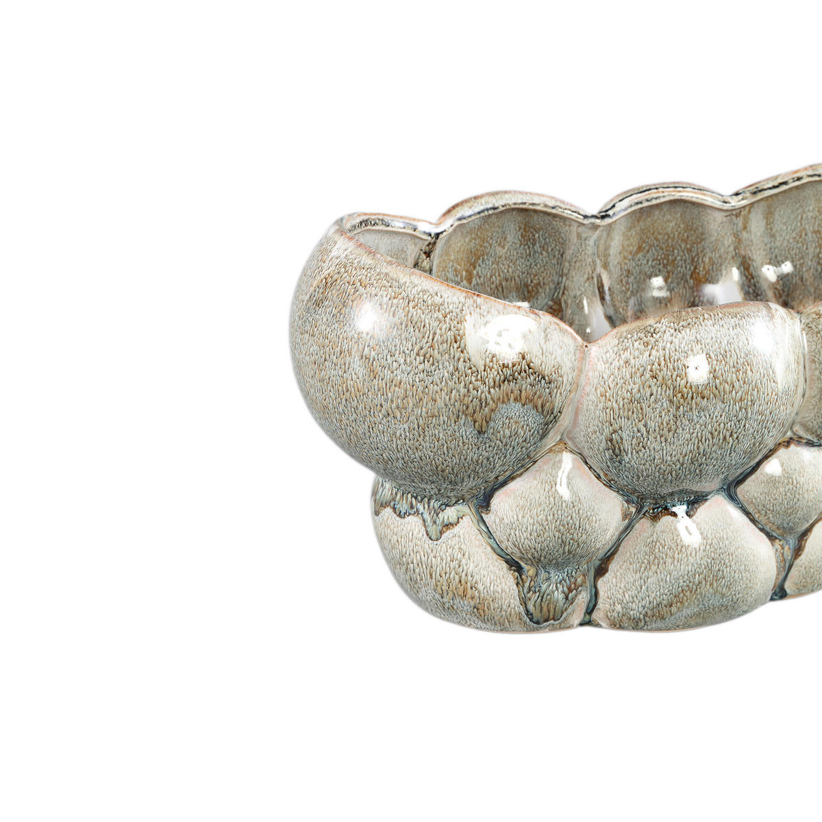 KERZE Jodie Grün 28.5/19/16cm - Grün, Keramik (19/16/28.5cm) - PTMD Collection