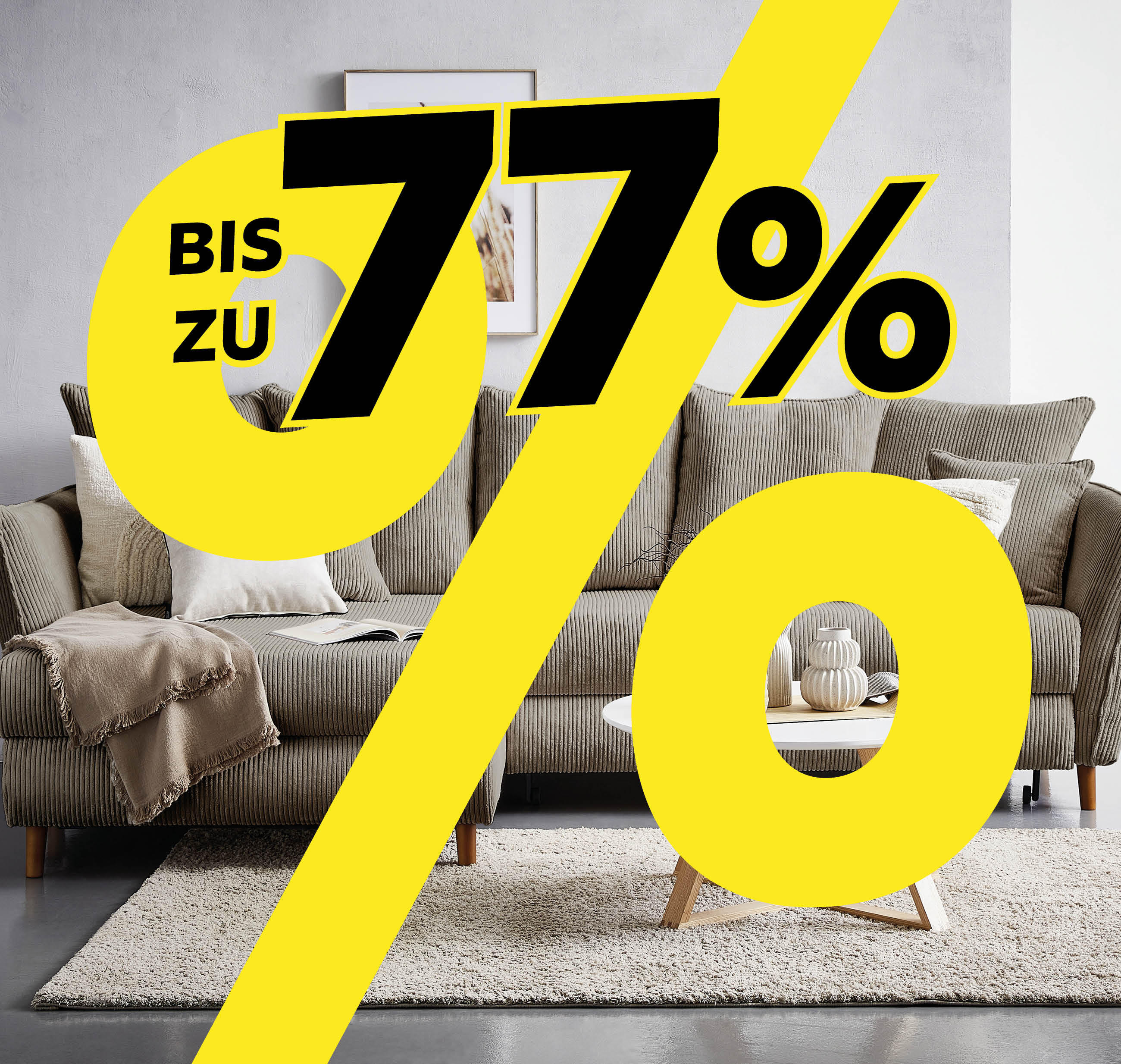 Bis zu 77%