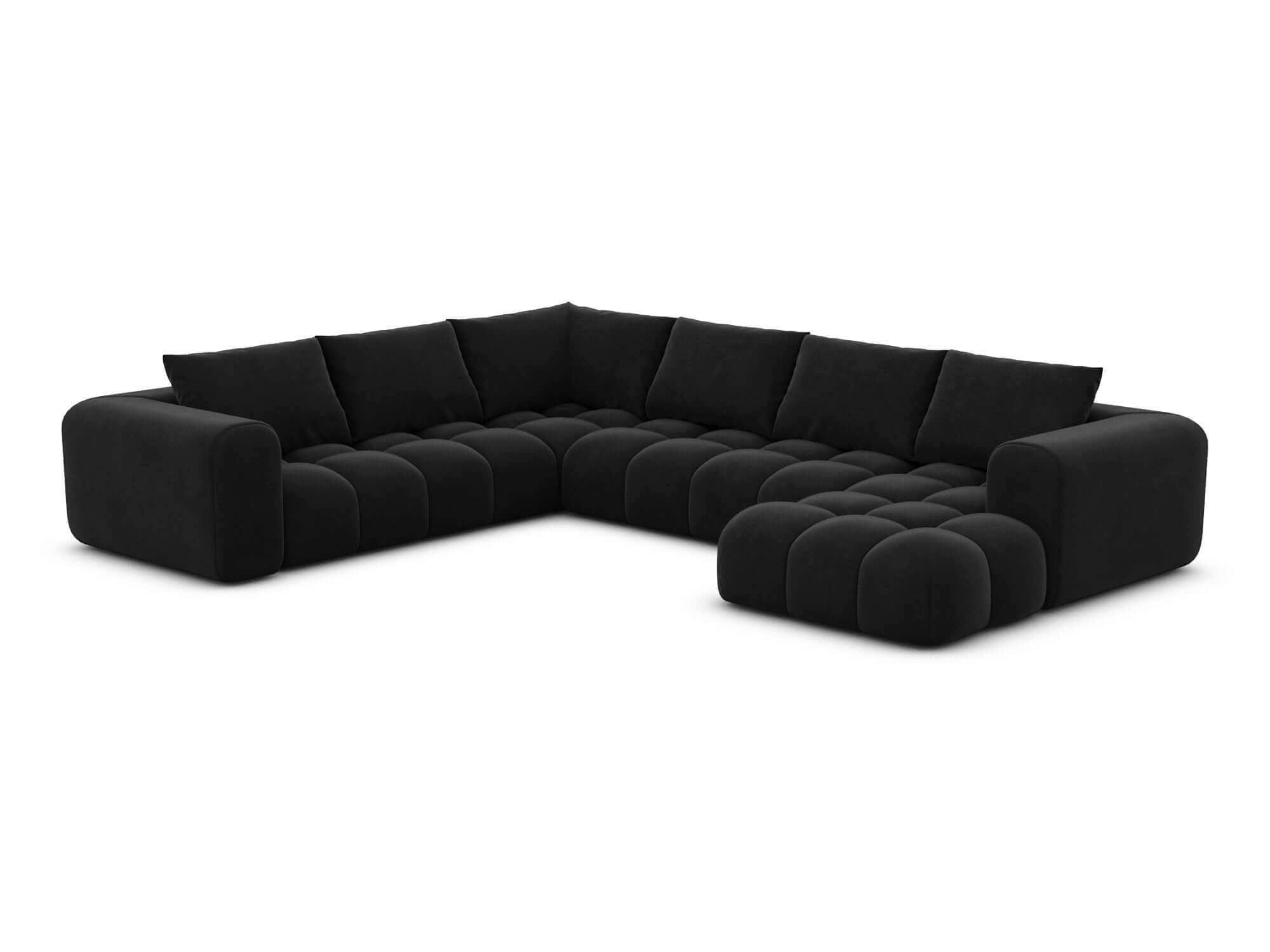 XXXLutz Wohnlandschaft Schwarz 338x88x267 cm