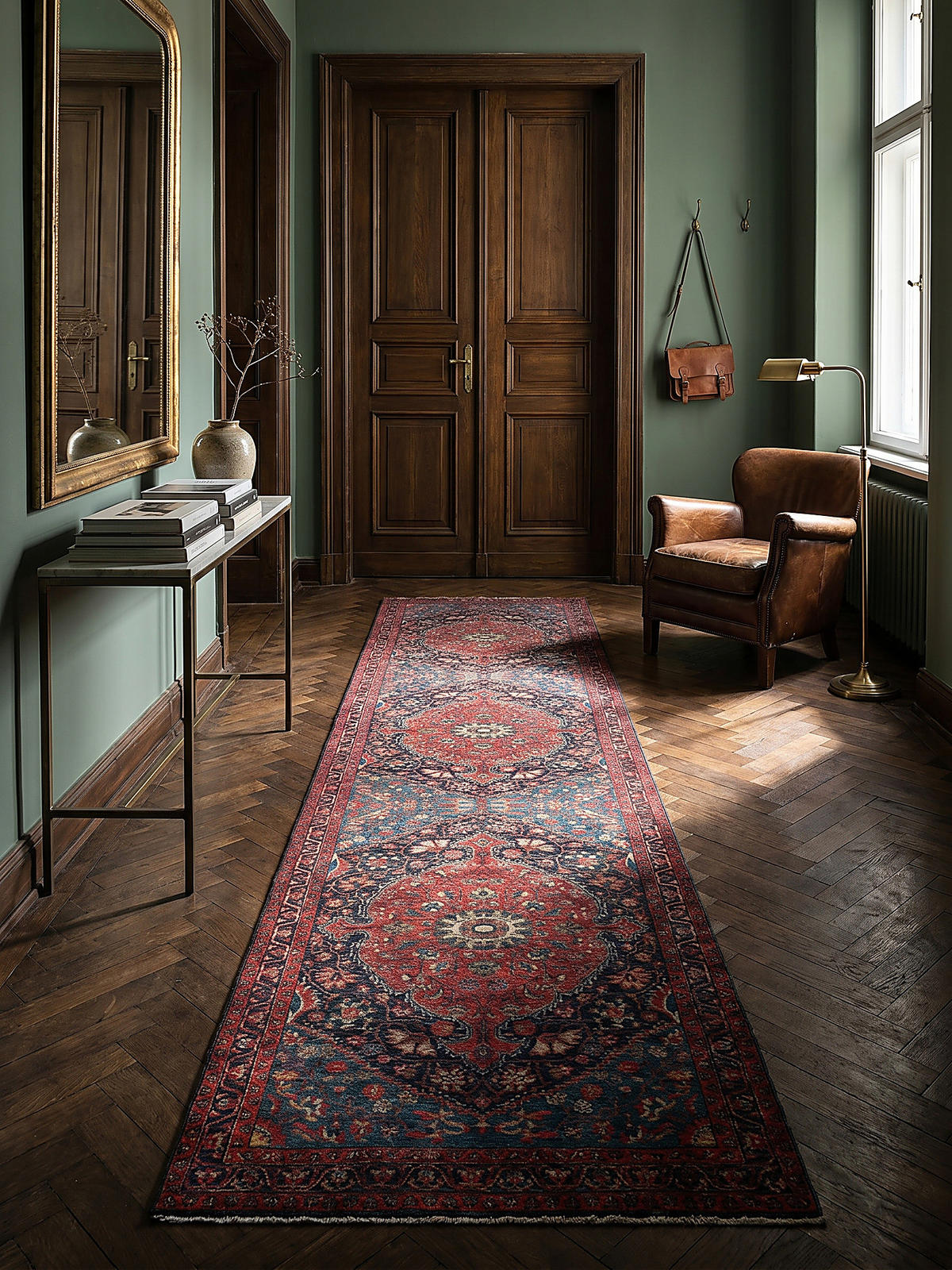 TEPPICHLÄUFER HURST 60/230 cm - Rot, Textil (230/60cm) - KADIMA DESIGN
