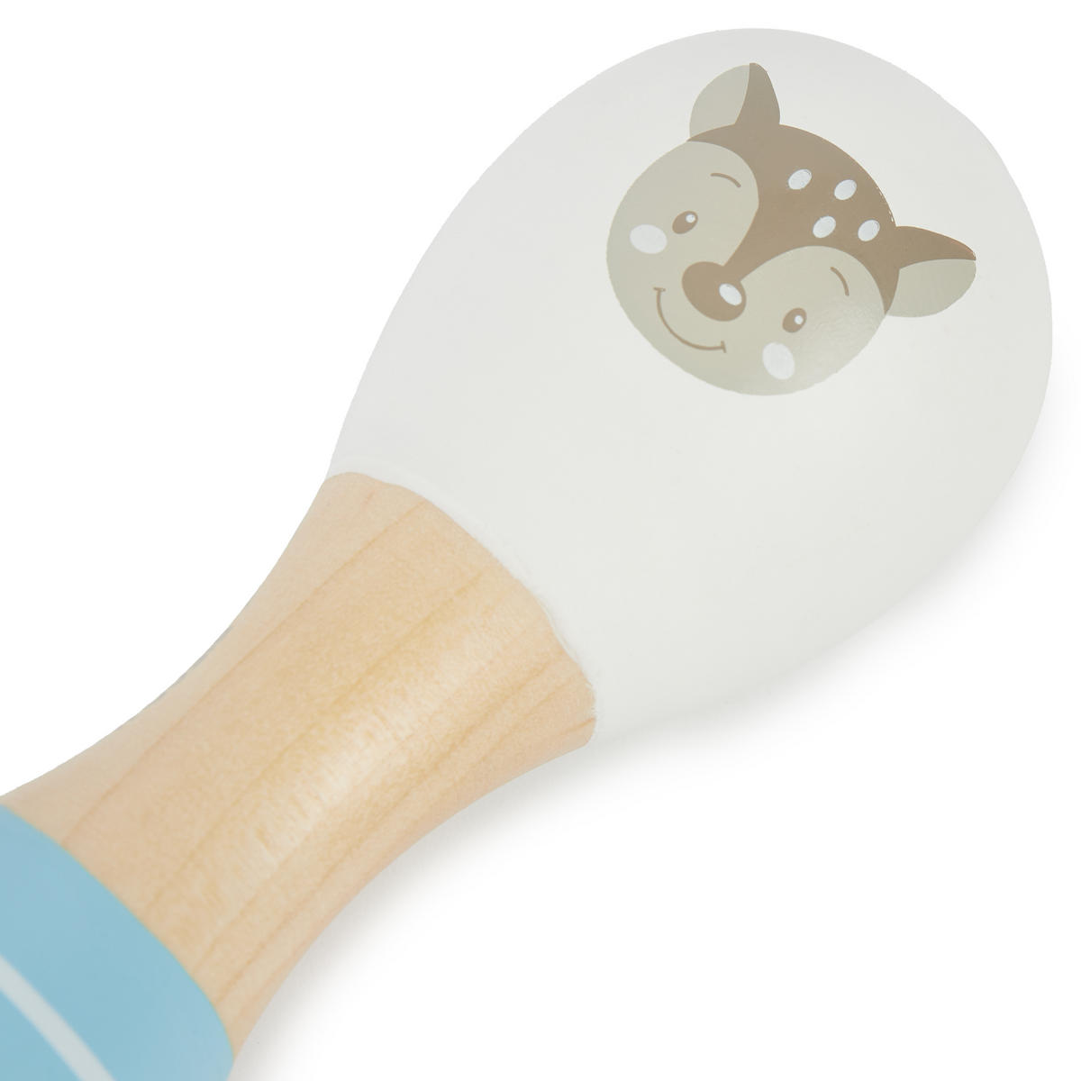 BABY-HOLZRASSELN Waldtiere 2er Set 19 cm - Multicolor, Holz (5/15cm) - Bieco Spielwaren