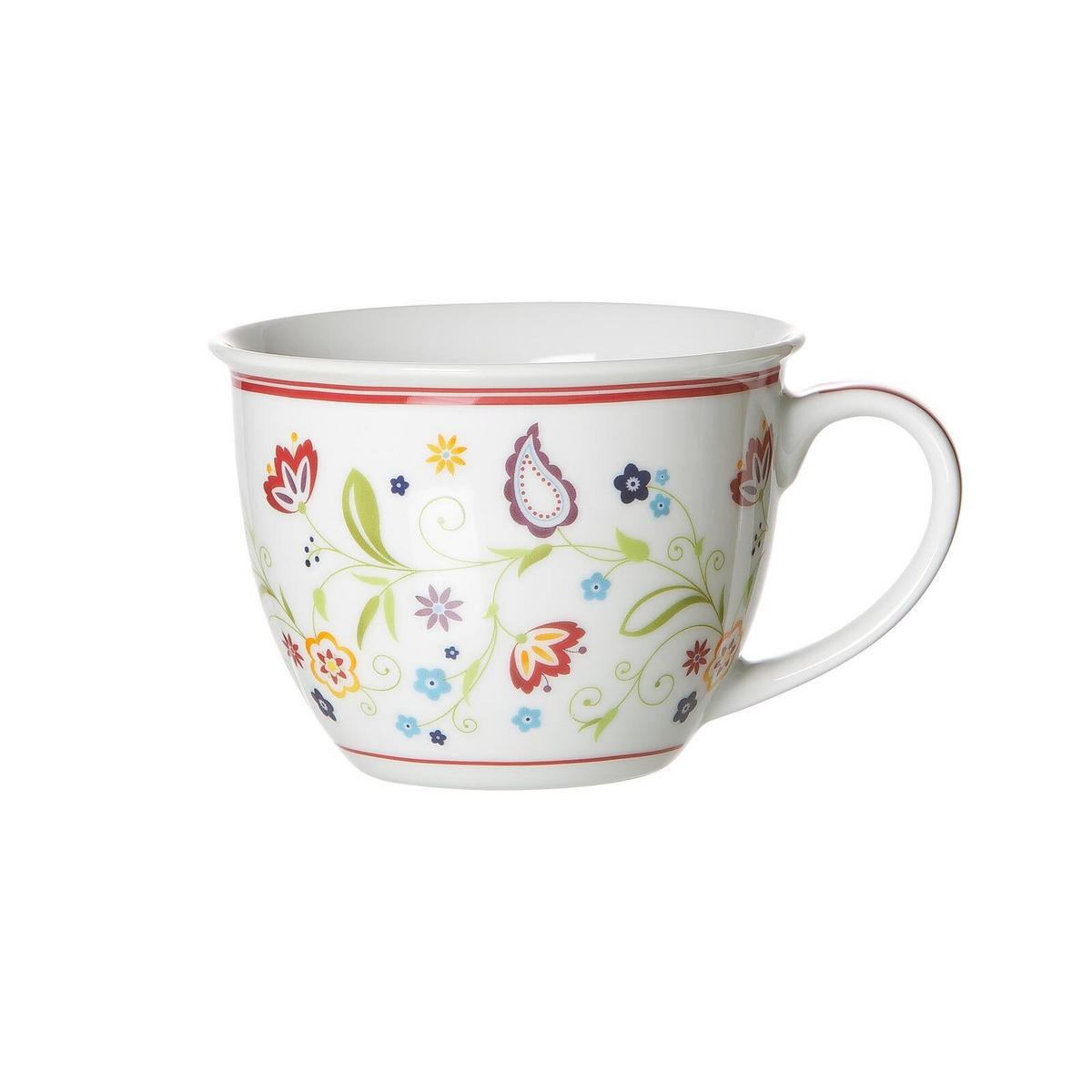 FRÜHSTÜCKSSERVICE Shanti bunt 10er Set - Multicolor, Keramik (1/1/1cm) - Ritzenhoff Breker