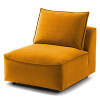 MODULSESSEL - Orange, Holz/Textil (80/82/99cm) - home24