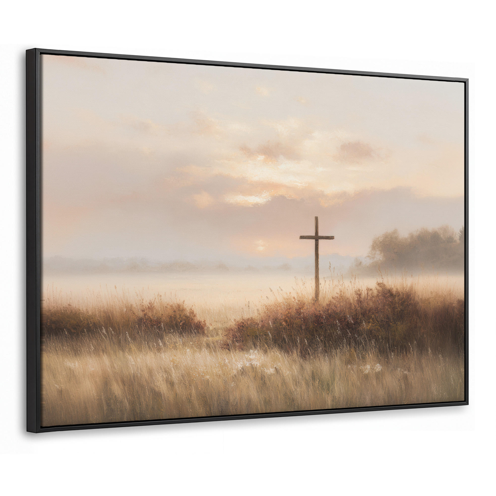 MuchoWow Leinwand Beige 100x70 cm