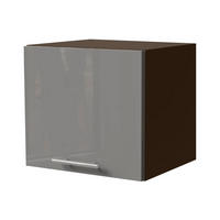 KLAPPHÄNGESCHRANK Essen W4B/40 Grau Hochglanz / Lava Matt 40 / 32,5 / 36cm - Dunkelgrau/Grau, Holz/Holzwerkstoff (40/36/32.5cm) - Feldmann-Wohnen