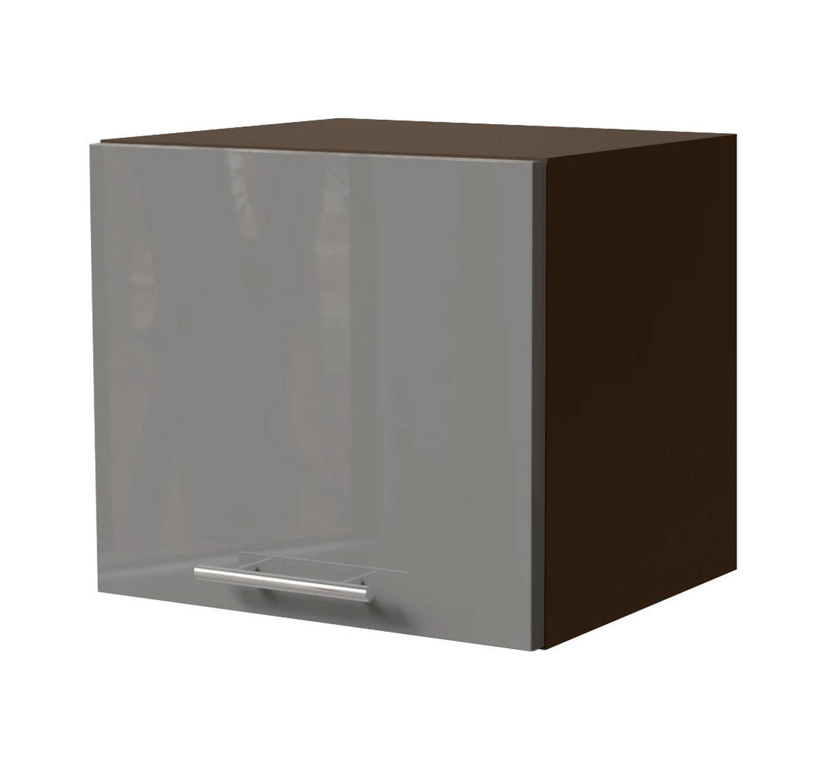 KLAPPHÄNGESCHRANK Essen W4B/40 Grau Hochglanz / Lava Matt 40 / 32,5 / 36cm - Dunkelgrau/Grau, Holz/Holzwerkstoff (40/36/32.5cm) - Feldmann-Wohnen