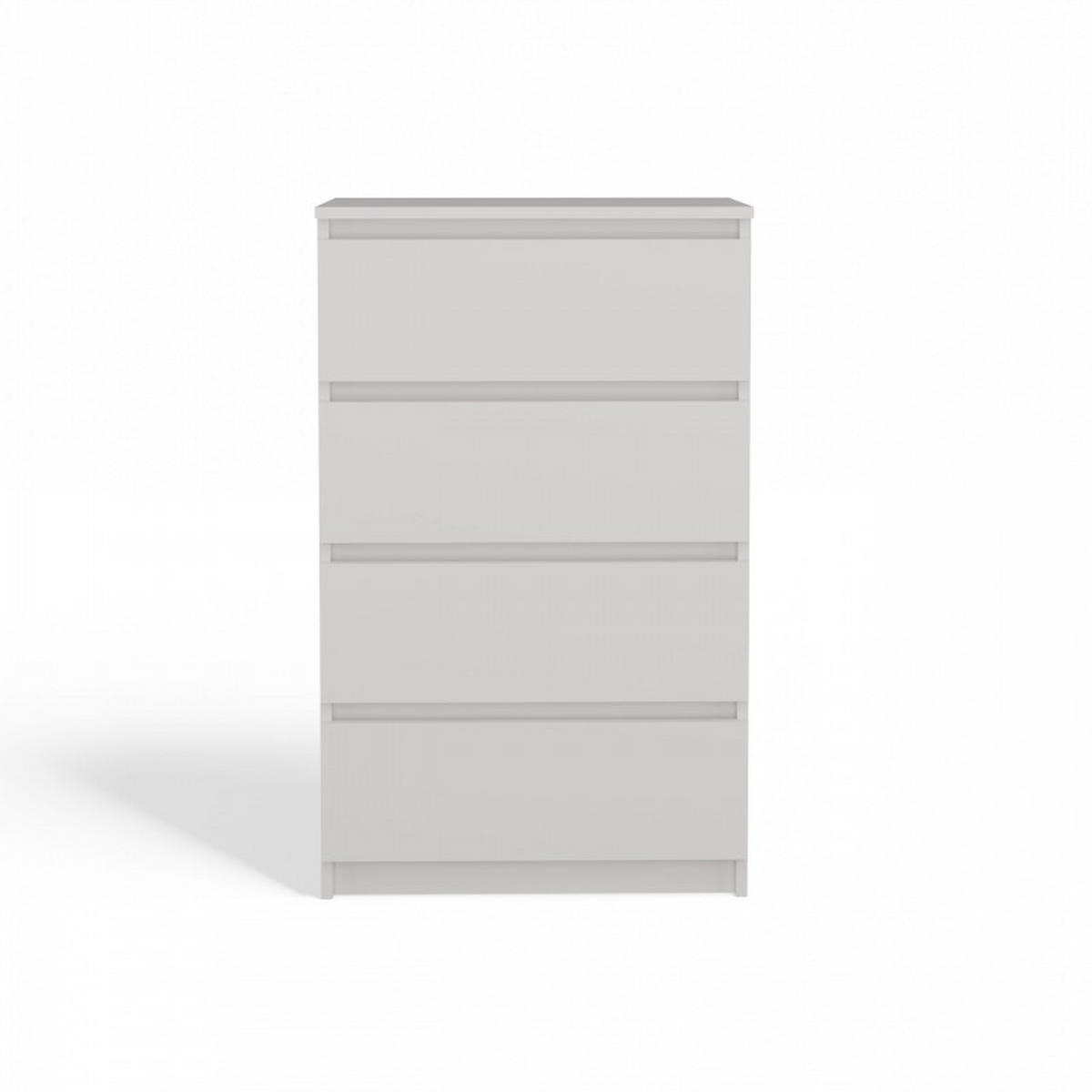 KOMMODE Weiß 70/97/40 - Weiß, Holzwerkstoff (70/97/40cm) - RAUMHIRSCH FURNITURE