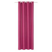ÖSENVORHANG DOVE Blickdicht - Magenta, Textil (140/0.5/245cm) - Tom Tailor