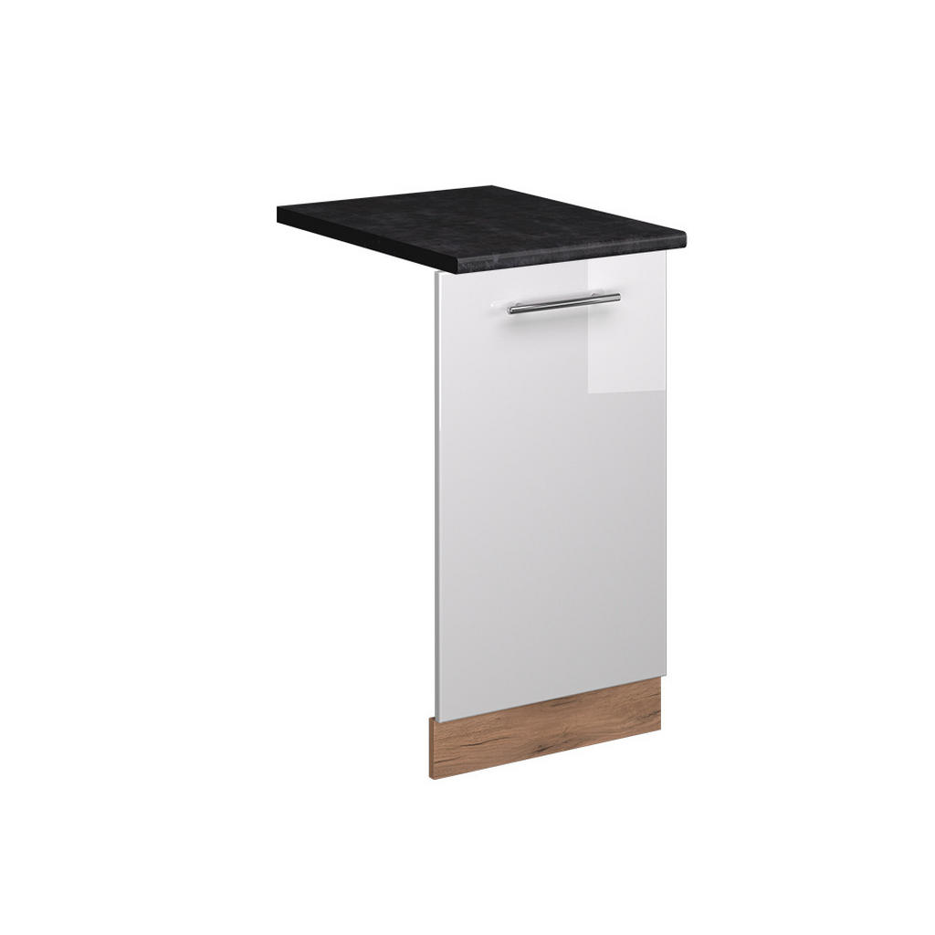 Vicco ČELNÍ PANEL MYČKY Fame-Line Bílá vysoký lesk 45 cm , PD Antracit