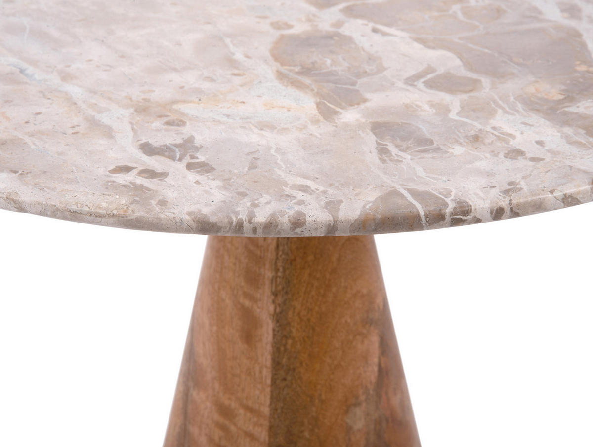 BEISTELLTISCH Force 40/40/35 cm - Braun, Naturmaterialien (40/40/35cm) - Leitmotiv