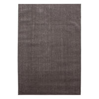 TEPPICH Kurzflor Uni Polypropylen Wohnzimmer Mokka Läufer 60x100 - Braun, Textil (60/100cm) - KADIMA DESIGN