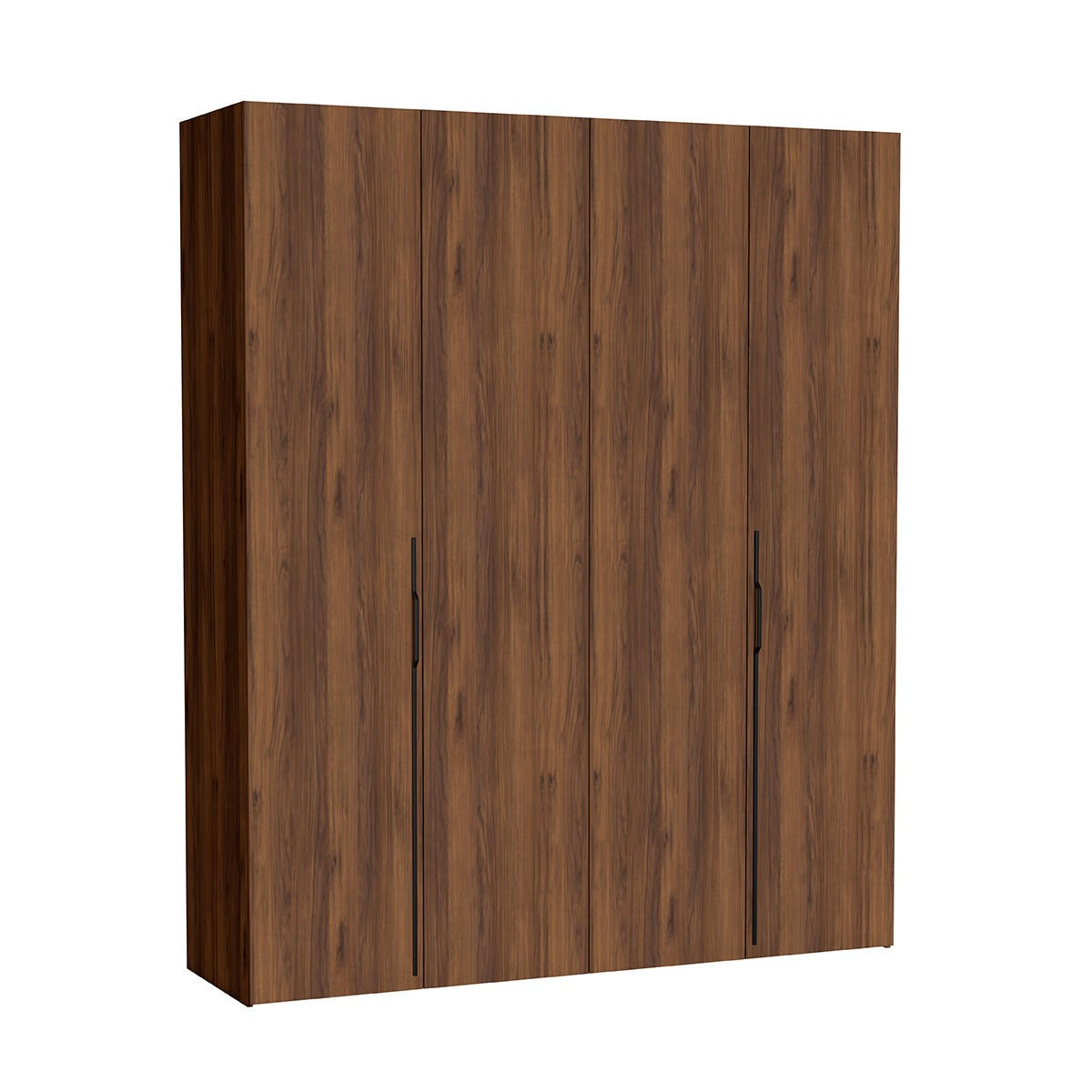 DREHTÜRENSCHRANK ANCONA 200/240/58cm 4-türig Braun - Braun, Holzwerkstoff (200/240/58cm) - MASSENO