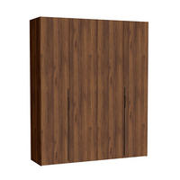 DREHTÜRENSCHRANK ANCONA 200/240/58cm 4-türig Braun - Braun, Holzwerkstoff (200/240/58cm) - MASSENO