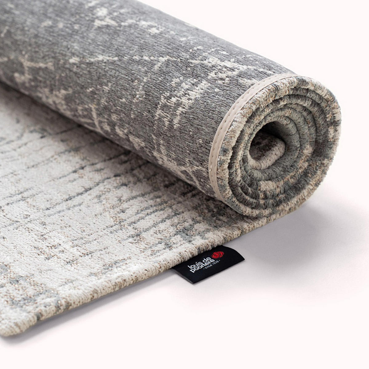 TEPPICH Jersey Stone Mad Men Griff 170/240 cm - Grau, Textil (170/240cm) - Louis De Poortere