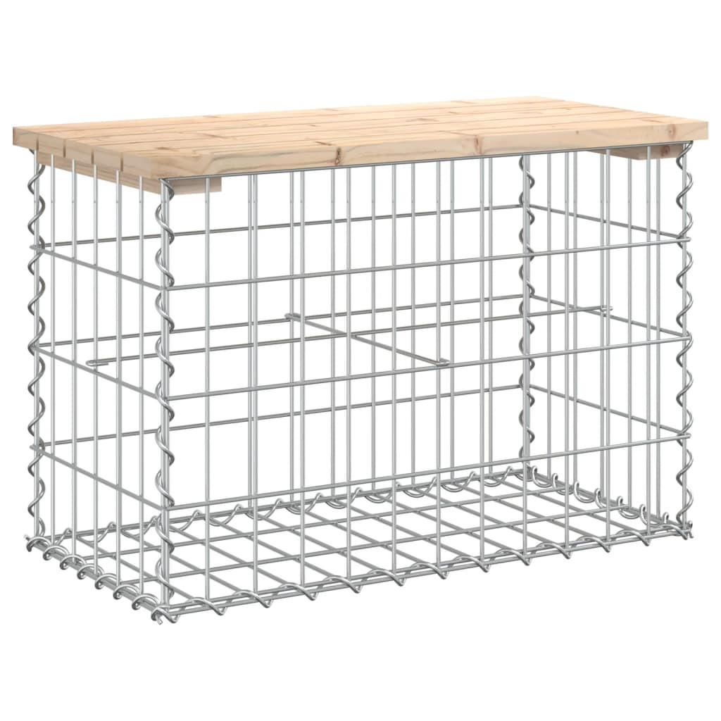 Deluke Gartenbank Natur 63x42x31.5 cm